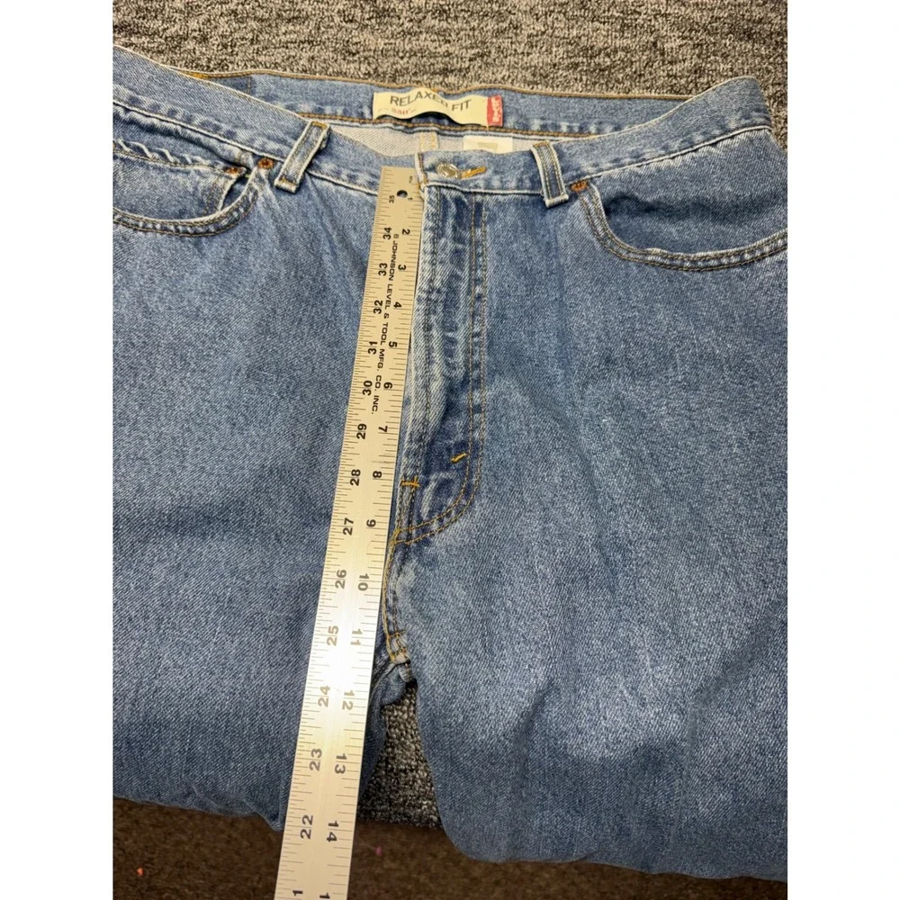 Levis 550 Relaxed Fit Jeans Mens 36x32 Blue Medium Wash Tapered Denim 00550-4891